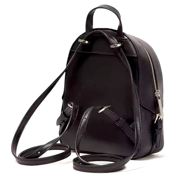 MICHAEL KORS JAYCEE LEATHER XS CONVERTIBLE BACKPACK SHOULDER BAG $398 Black - Picture 2 of 7